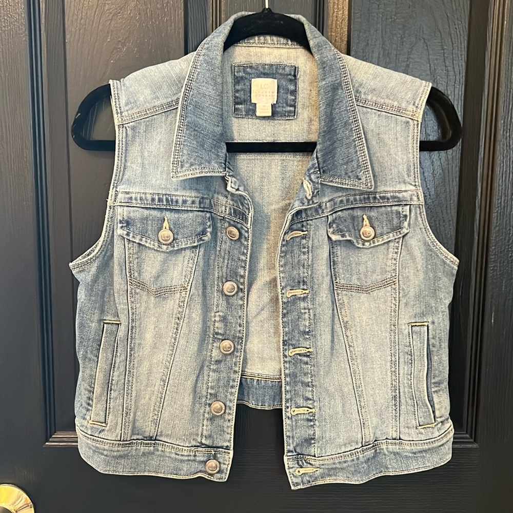 lauren conrad denim vest | size M | women’s vest